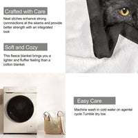 NightWhisker – Black Cat Decorative Blanket