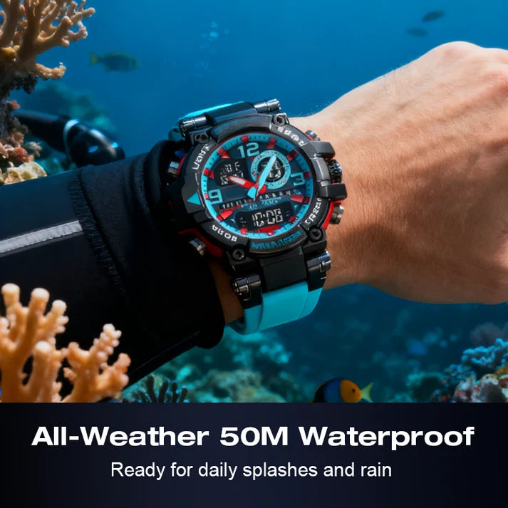 AquaTime – Waterproof LED Digital Watch