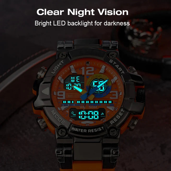 AquaTime – Waterproof LED Digital Watch
