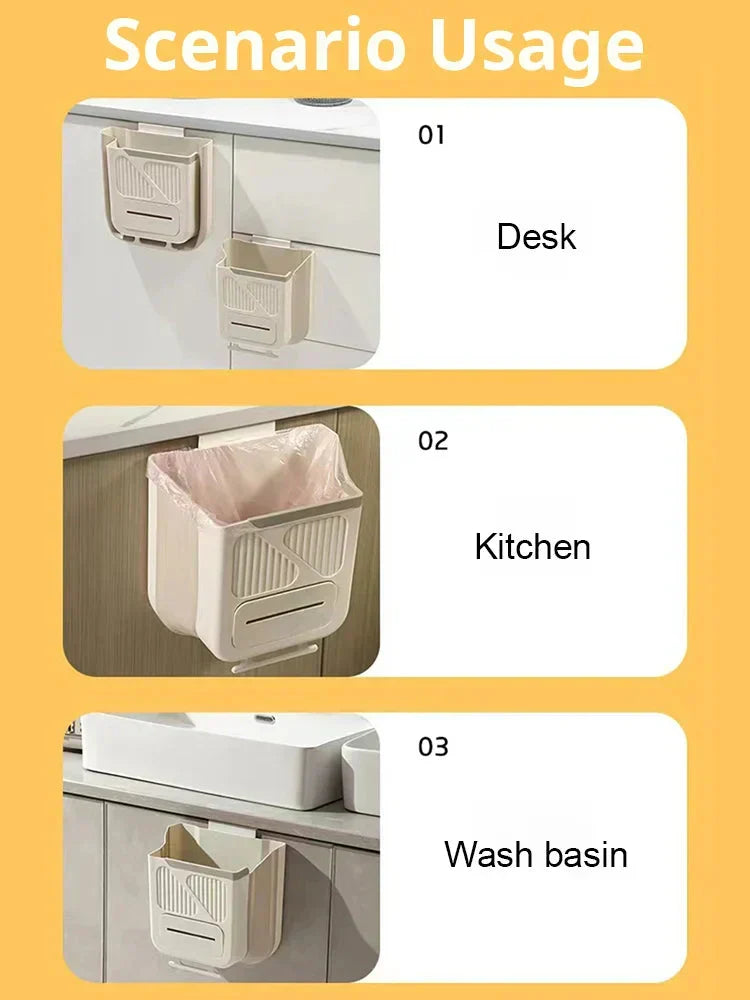 FlexiBin – Folding Hanging Kitchen Trash Can