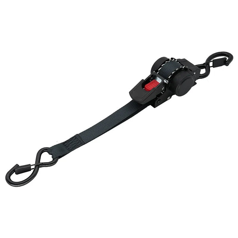 CargoGrip – Retractable Double-Hook Ratchet Strap