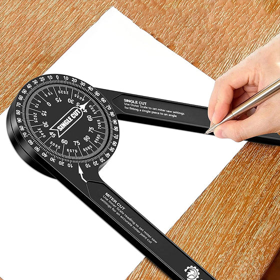 MiterGuide – Foldable Angle Finder for Carpentry & DIY