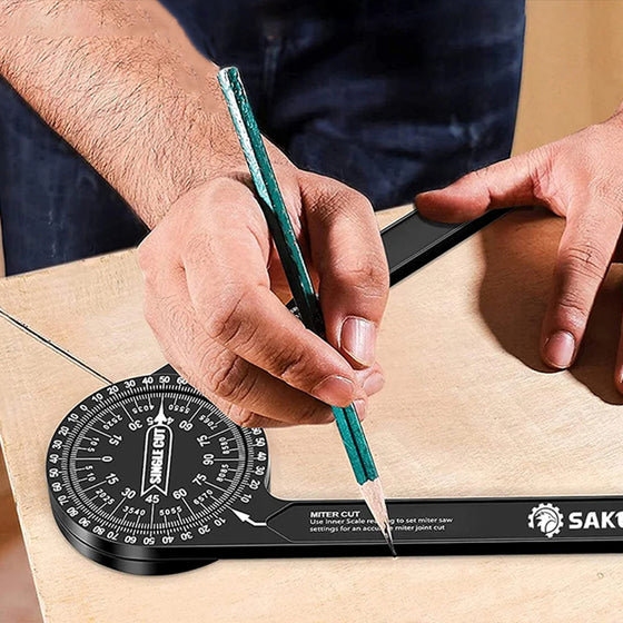 MiterGuide – Foldable Angle Finder for Carpentry & DIY