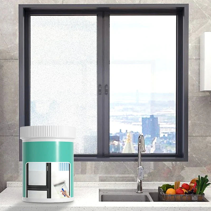 CrystalMist – Waterproof Frosted Window Privacy Paint