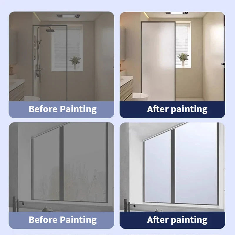 CrystalMist – Waterproof Frosted Window Privacy Paint