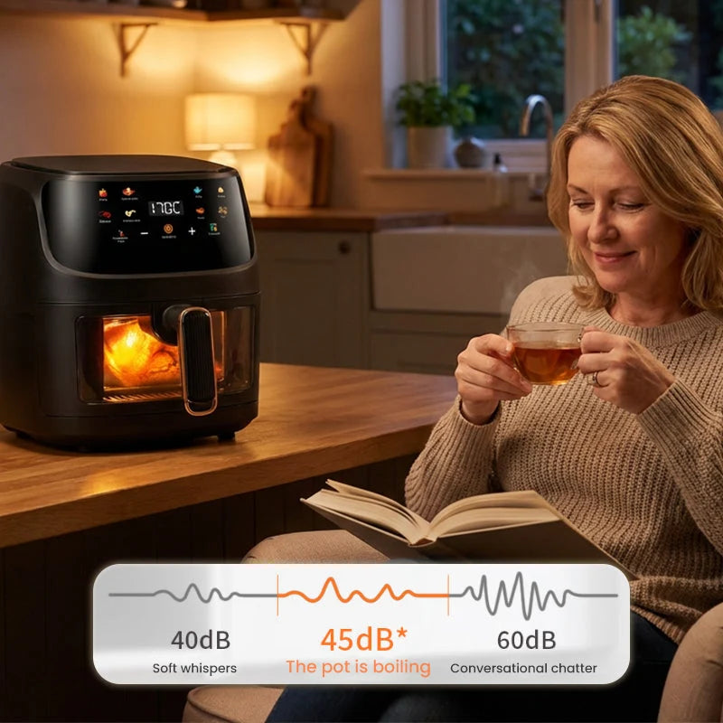 AeroChef – Premium Window Display Air Fryer