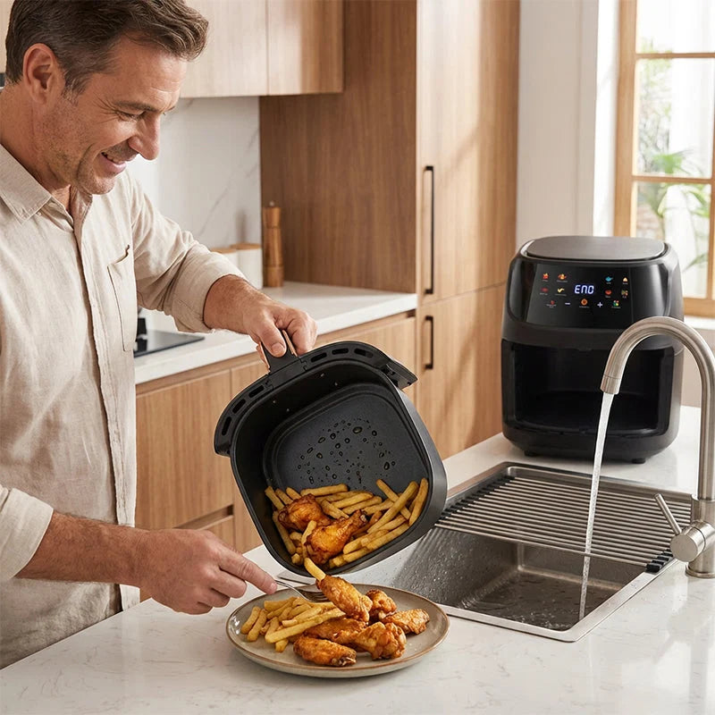 AeroChef – Premium Window Display Air Fryer
