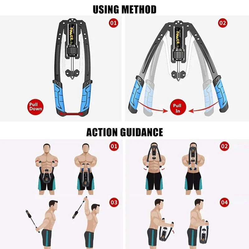 PowerFlex – Adjustable Hydraulic Arm Strength Trainer