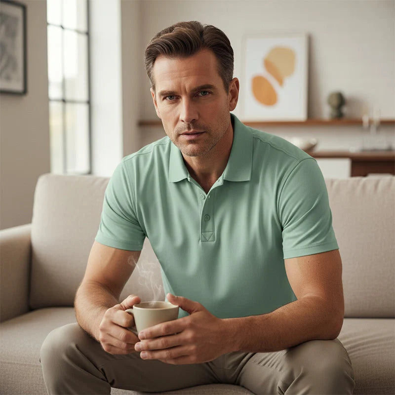 DryVanta – Men's Quick-Dry Lapel T-Shirt