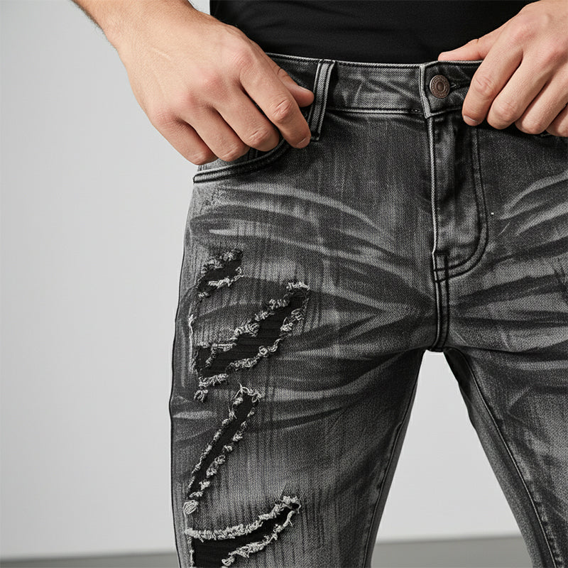 IronVale – Men’s Slim Fit Distressed Jeans