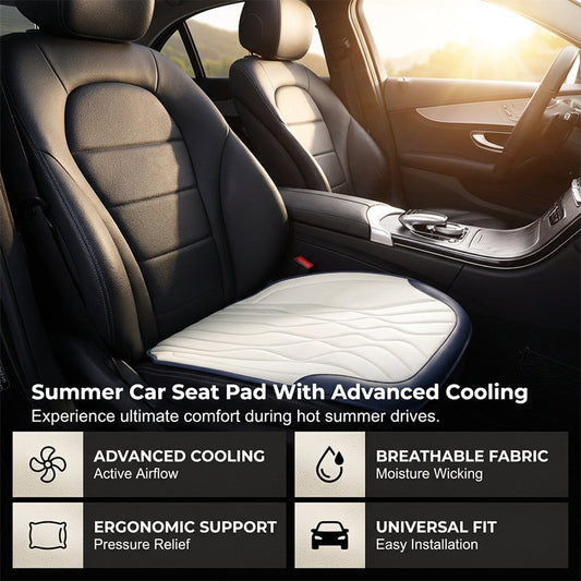 CoolDrive – Breathable Cooling Car Seat Pad