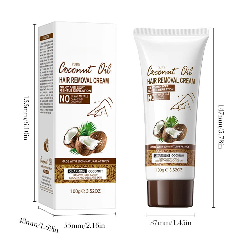 SilkCoco – Coconut Oil Hair Removal Cream
