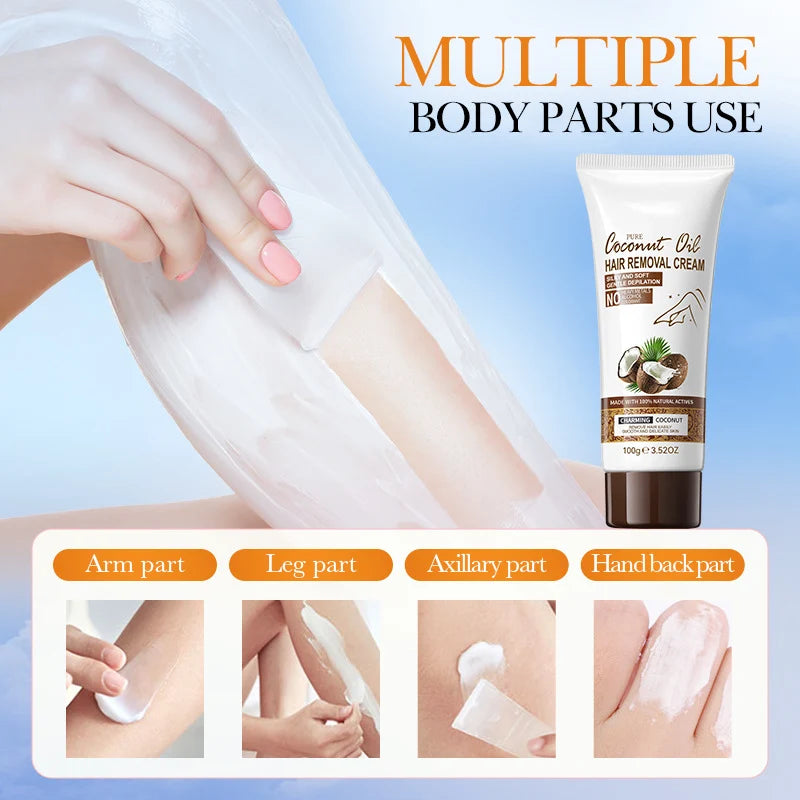 SilkCoco – Coconut Oil Hair Removal Cream