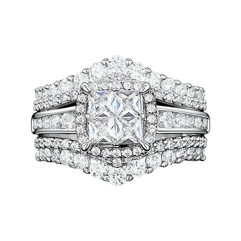 EverShine – Princess Cut Sparkling Zirconia Ring
