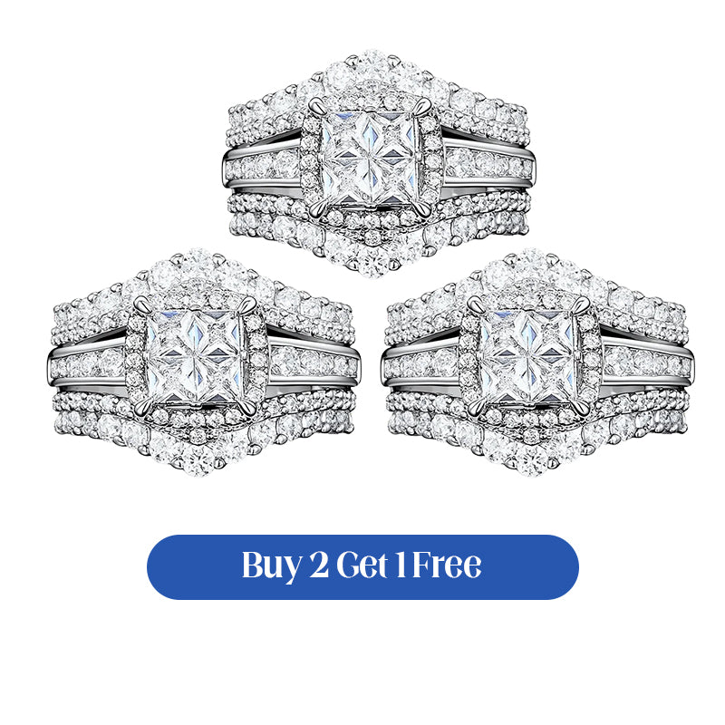 EverShine – Princess Cut Sparkling Zirconia Ring
