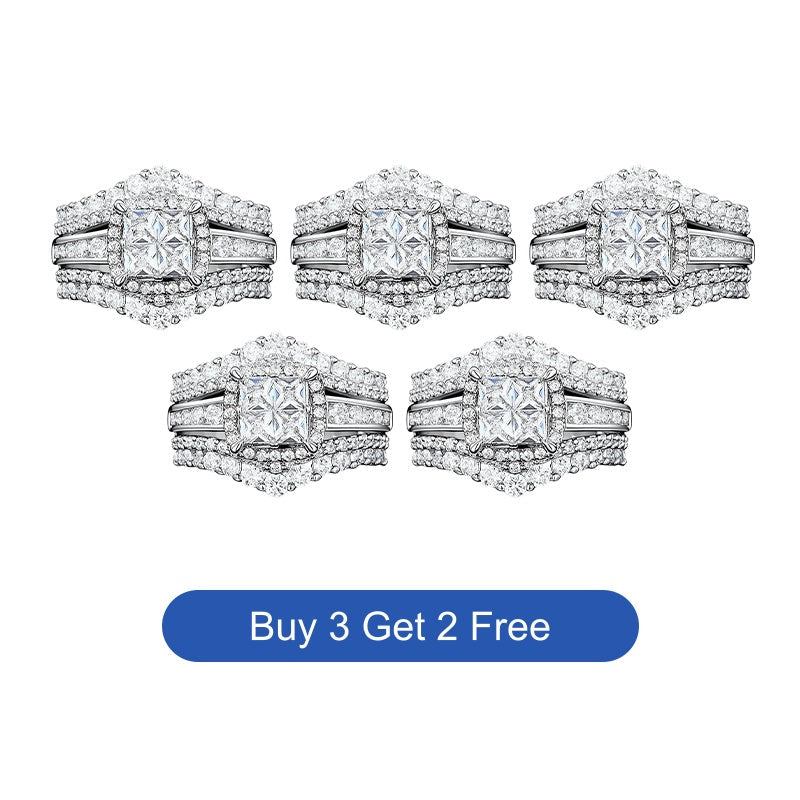 EverShine – Princess Cut Sparkling Zirconia Ring