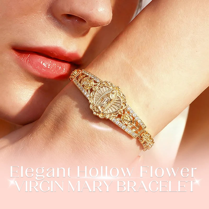 FaithLuxe – Virgin Mary Inspirational Bracelet