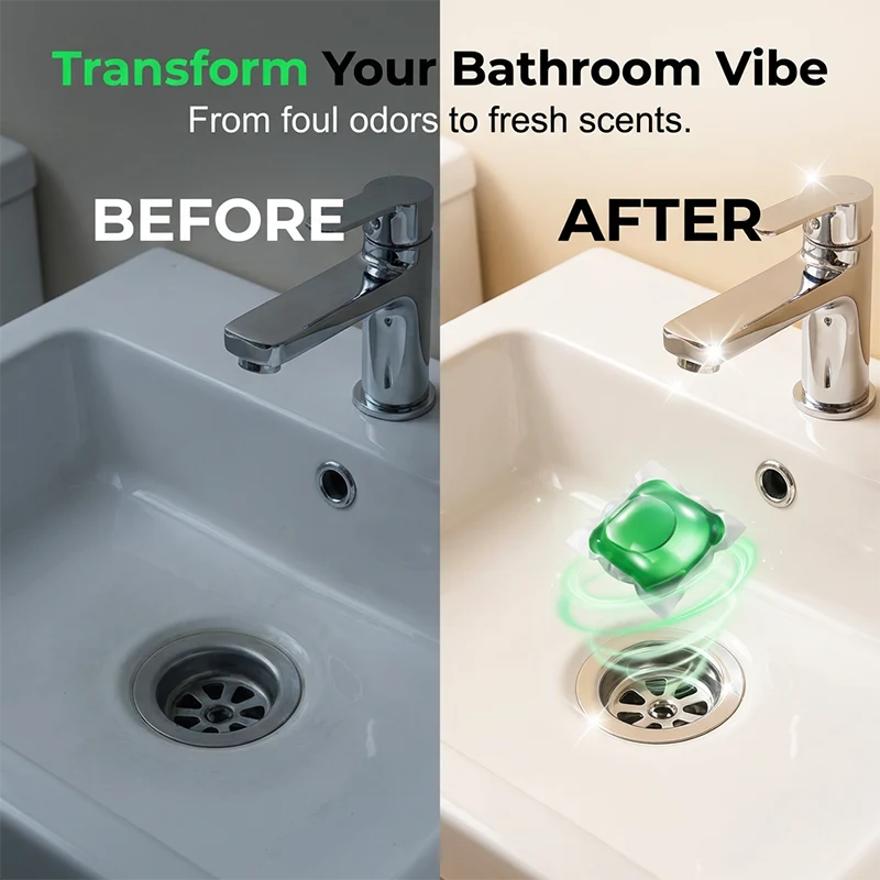 DrainFresh – Bio-Enzyme Drain Cleaning Pods