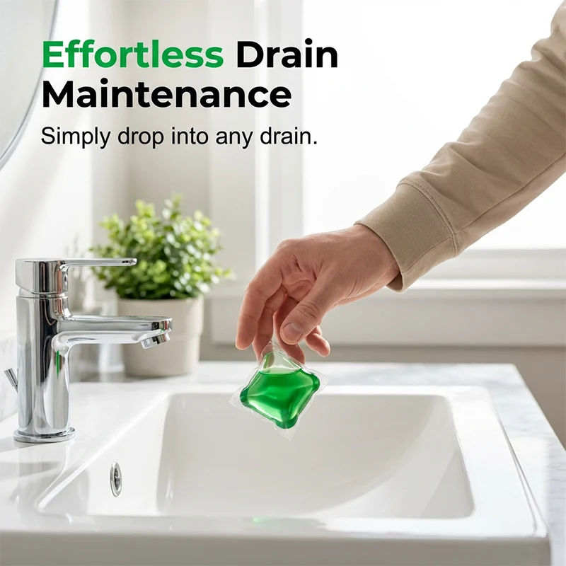 DrainFresh – Bio-Enzyme Drain Cleaning Pods