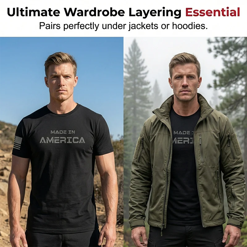 FlexCore – Men’s Athletic Fit Performance Crew Tee