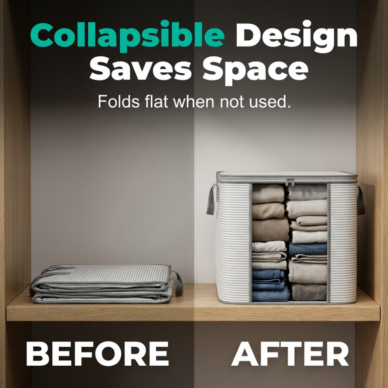 StoreForce – Space-Saving Collapsible Storage Bag