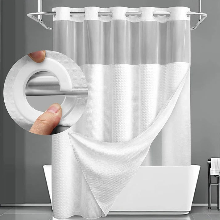SpaLuxe – Waffle Weave Luxury Shower Curtain