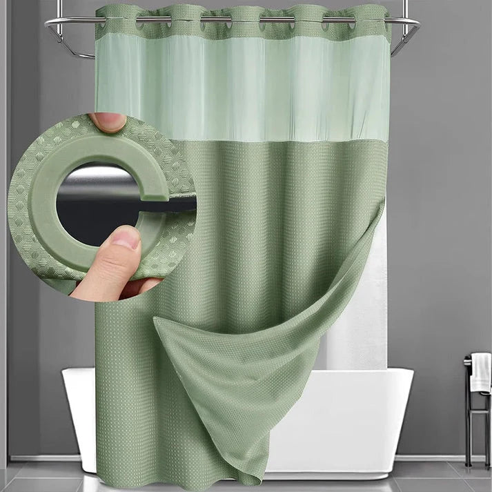 SpaLuxe – Waffle Weave Luxury Shower Curtain