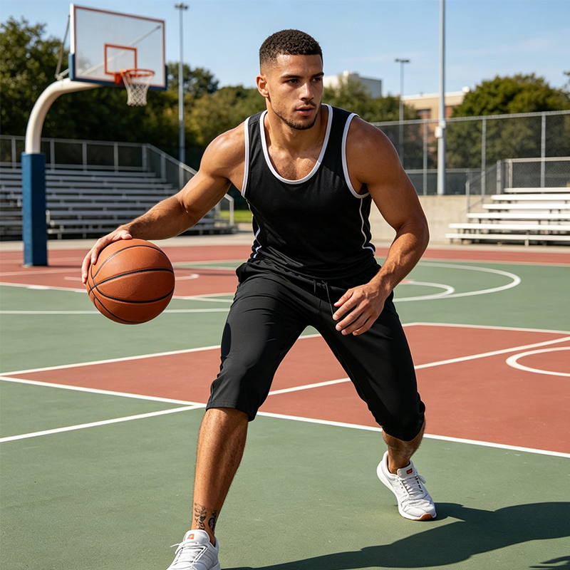 FlexStride – Men's Stretch Performance Capri Pants