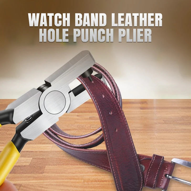 PunchMate – Precision Leather Strap Hole Punch Plier