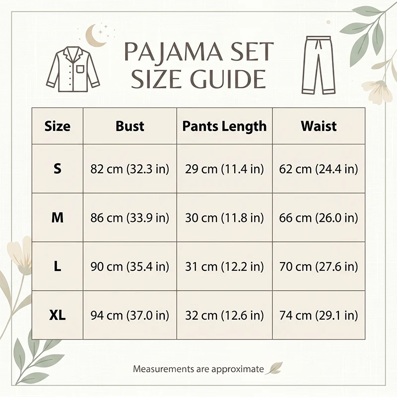 BlushNest – Women's Cozy Lace Pajama Set