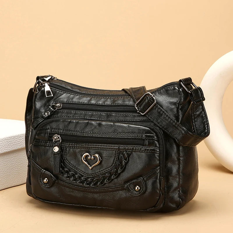 LunaLuxe – Women's Multi-Pocket Crossbody Bag