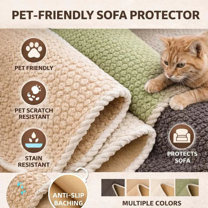PawLuxe – Ultra-Soft Non-Slip Pet-Friendly Sofa Cover