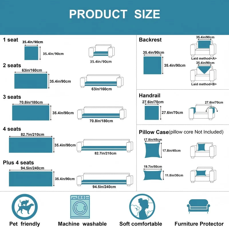PawLuxe – Ultra-Soft Non-Slip Pet-Friendly Sofa Cover