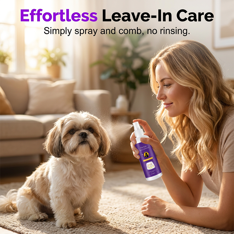 CoatGlow – Nourishing Knot Release Spray for Dogs & Cats