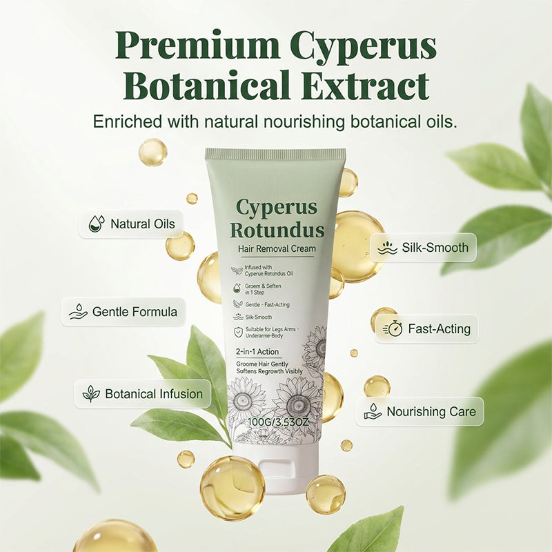 SilkBloom – Cyperus Botanical Hair Removal Cream