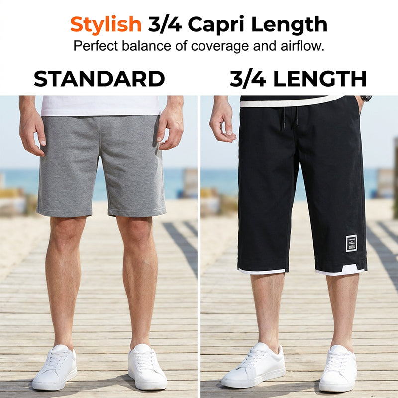 CoolStride – Breathable Comfort Capri Shorts