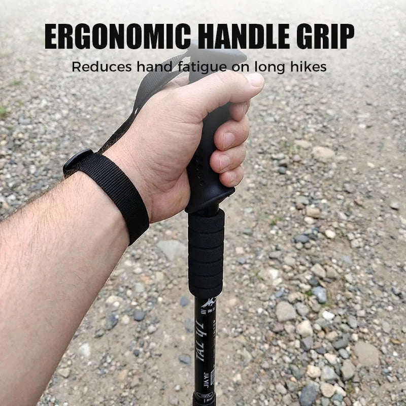 TrailForge – Adjustable Aluminum Trekking Pole