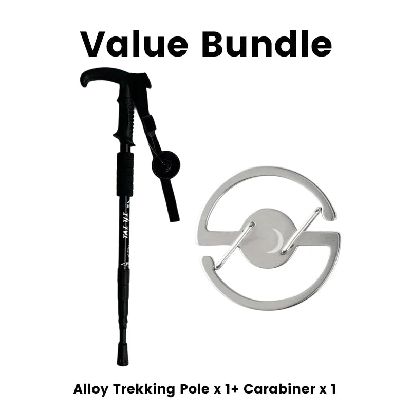 TrailForge – Adjustable Aluminum Trekking Pole
