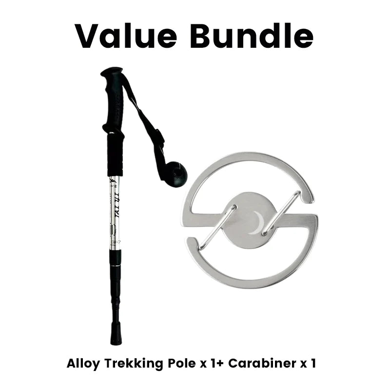 TrailForge – Adjustable Aluminum Trekking Pole