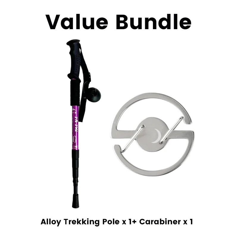 TrailForge – Adjustable Aluminum Trekking Pole
