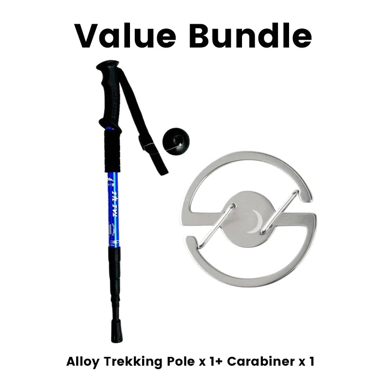 TrailForge – Adjustable Aluminum Trekking Pole