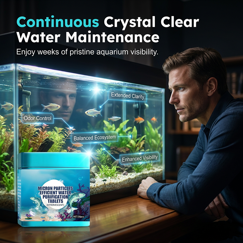 CrystalAqua – Premium Fish Tank Purification Tablets
