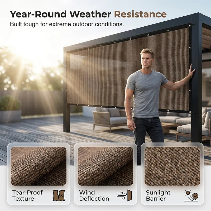 ShadeWeave – UV-Resistant Cooling Sunshade