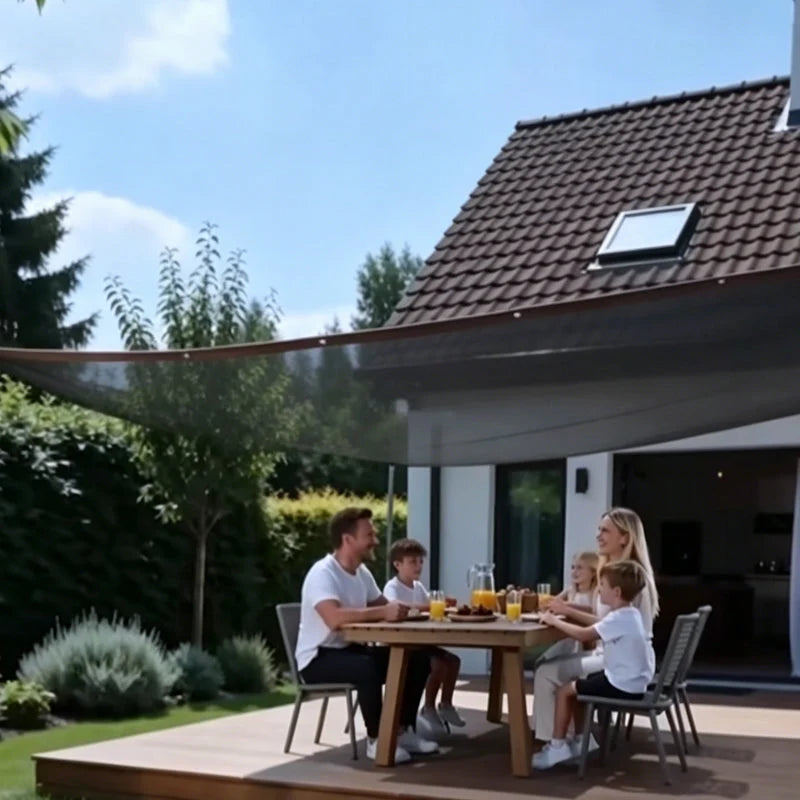 ShadeWeave – UV-Resistant Cooling Sunshade