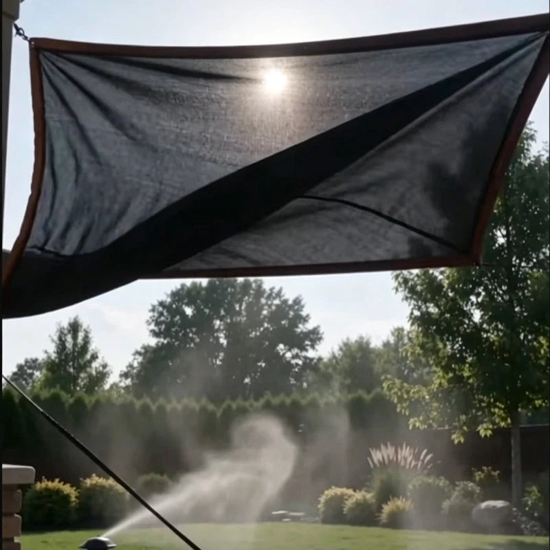 ShadeWeave – UV-Resistant Cooling Sunshade