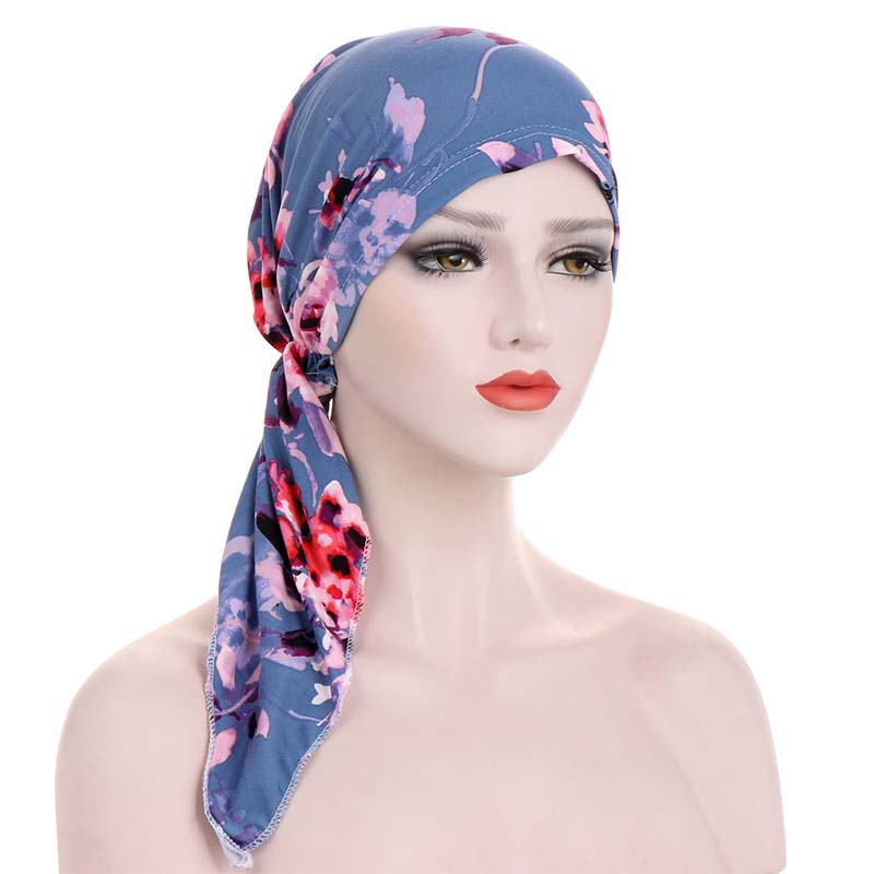 FloraLuxe – Women’s Elegant Floral Head Turban