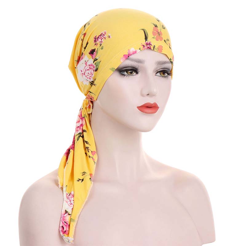 FloraLuxe – Women’s Elegant Floral Head Turban