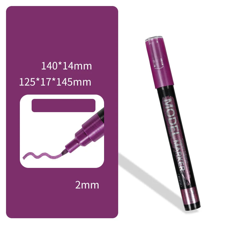 ShineCraft – Premium Multi-Color Metallic Marker Set