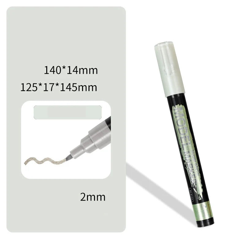 ShineCraft – Premium Multi-Color Metallic Marker Set