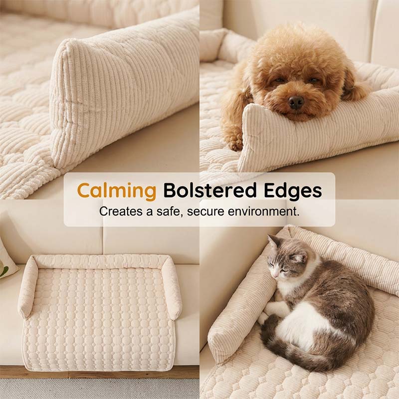 PetLounge – Premium Bolstered Pet Couch Cushion